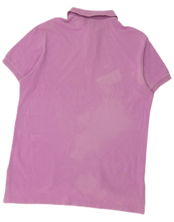 Polo Ralph Lauren Mens Custom Fit Shirt Large Purple Cotton