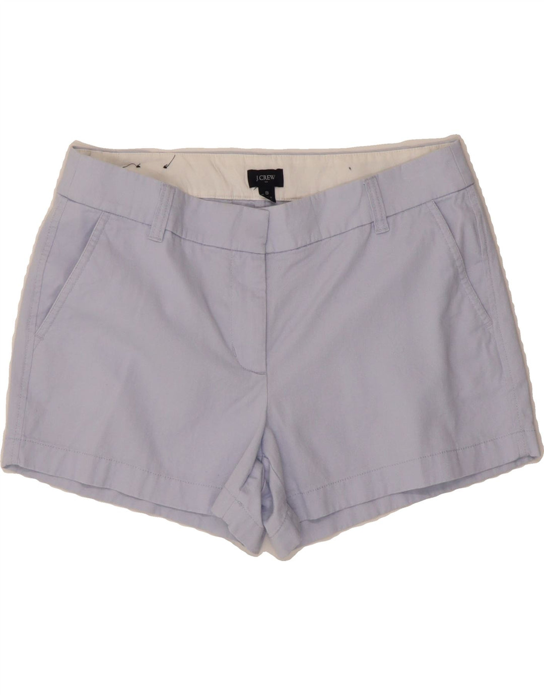 J. CREW Womens Chino Shorts US 8 Medium W32 Blue Cotton Vintage J. Crew and Second-Hand J. Crew from Messina Hembry 