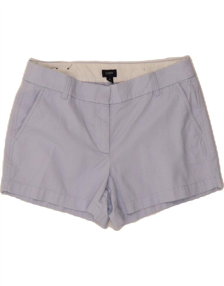 J. CREW Womens Chino Shorts US 8 Medium W32 Blue Cotton Vintage J. Crew and Second-Hand J. Crew from Messina Hembry 