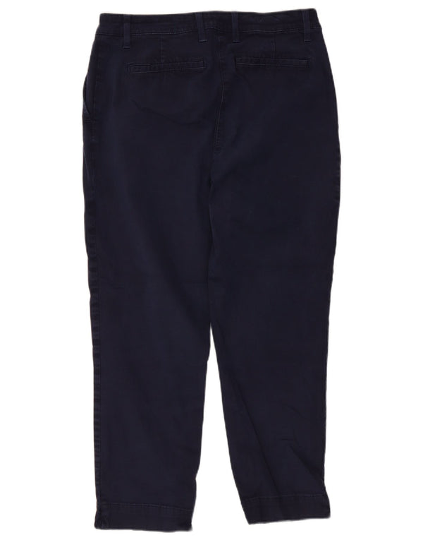 Pantaloni corti da donna Jaeger UK 12 medi W30 L25 cotone blu navy