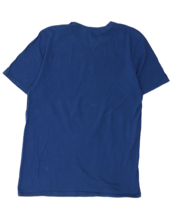 Nike Mens Athletic Cut Graphic T-Shirt Top Medium Navy Blue