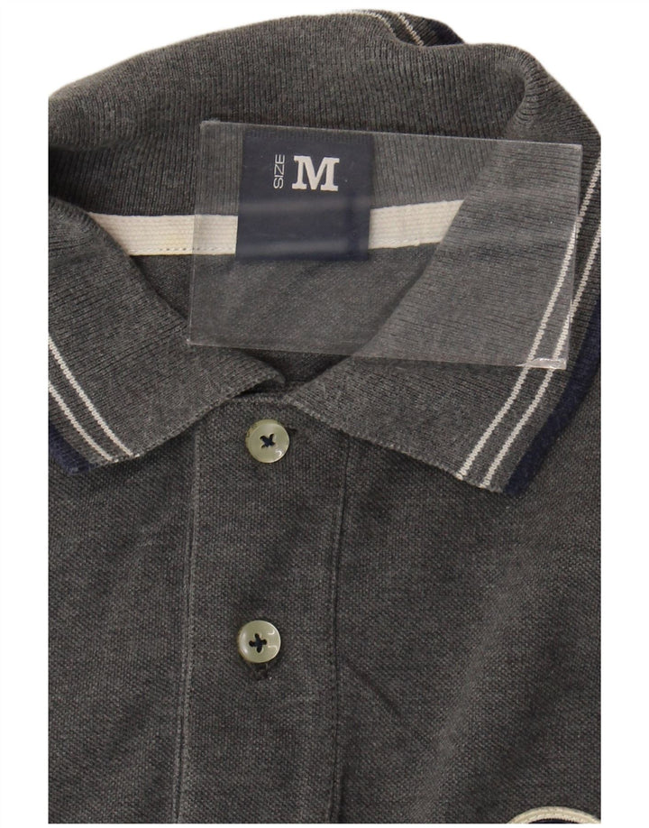 Polo da uomo North Sails in cotone grigio medio