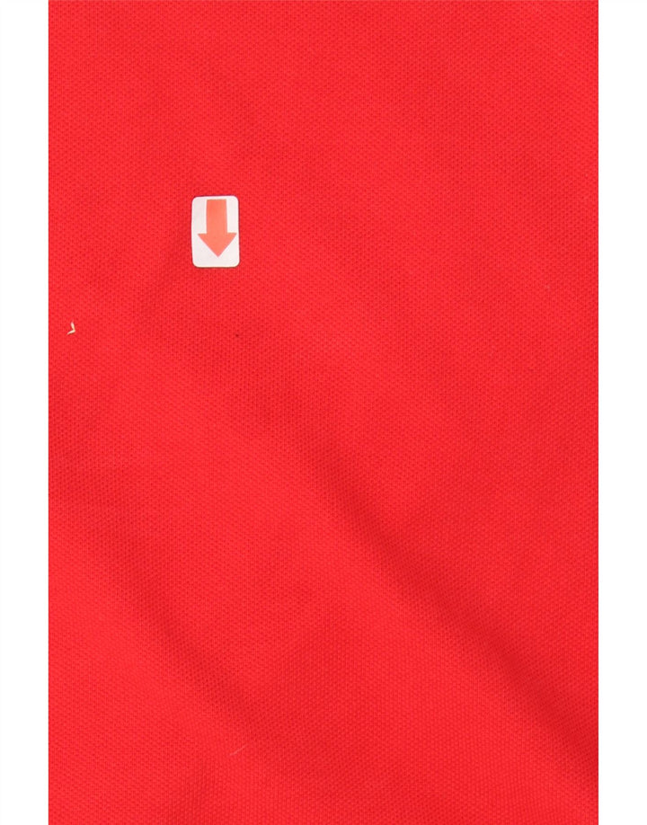 NIKE Mens Polo Shirt Medium Red Cotton Vintage Nike and Second-Hand Nike from Messina Hembry 