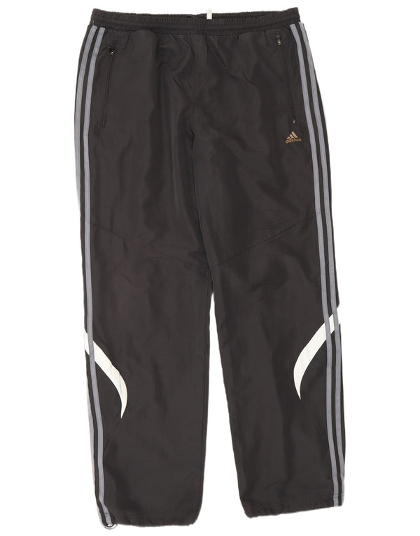 Pantaloni della tuta da donna Adidas Clima 365 UK 16 Large Black Colourblock