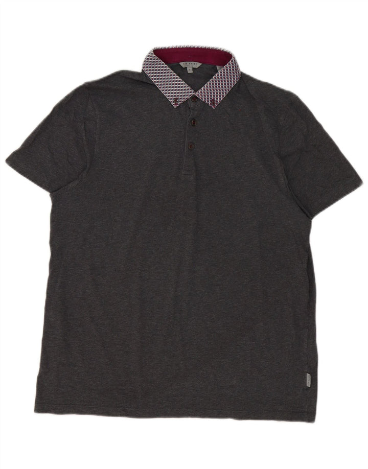 Ted Baker herre poloshirt str. 4 Large Grå