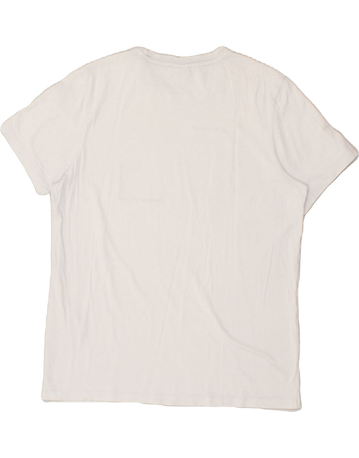 JACK & JONES Mens Graphic T-Shirt Top 2XL White Cotton | Vintage Jack & Jones | Thrift | Second-Hand Jack & Jones | Used Clothing | Messina Hembry 