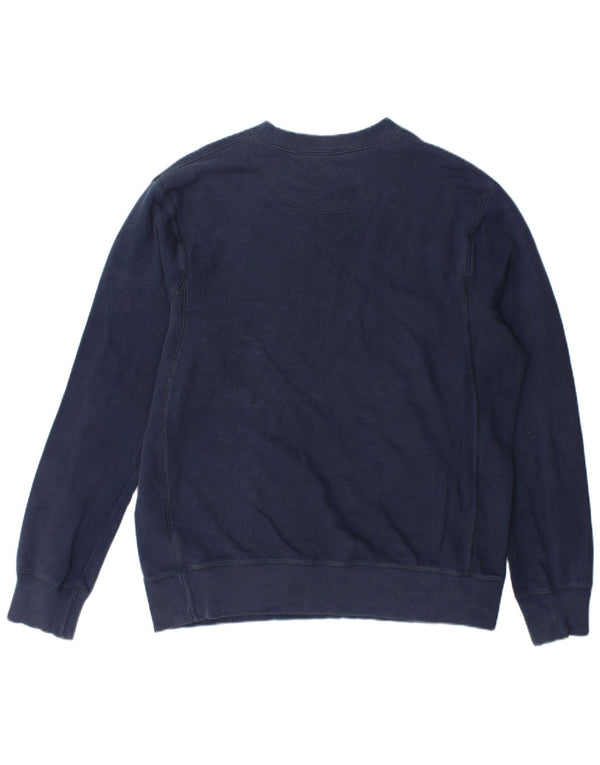 Nike Mens Sweatshirt Jumper UK 42/44 Large Navy Blue Cotton