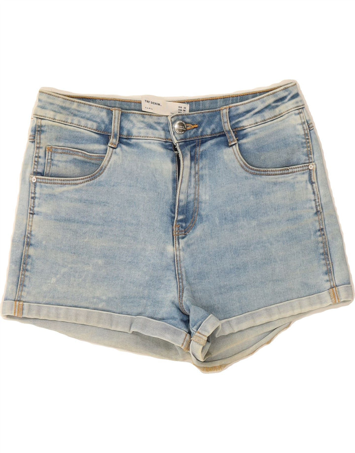 ZARA Womens Denim Shorts EU 38 Small W28 Blue Vintage Zara and Second-Hand Zara from Messina Hembry 