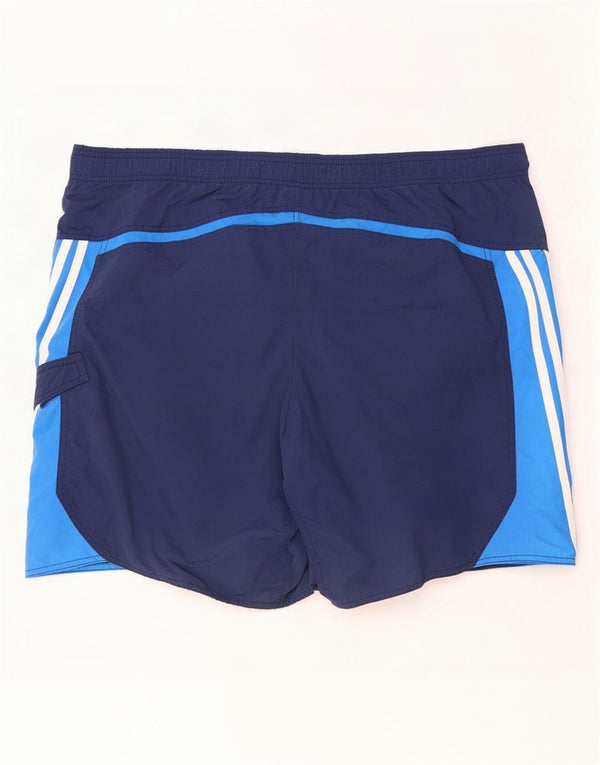 Adidas Herren Badeshorts XL Marineblau Colourblock Nylon