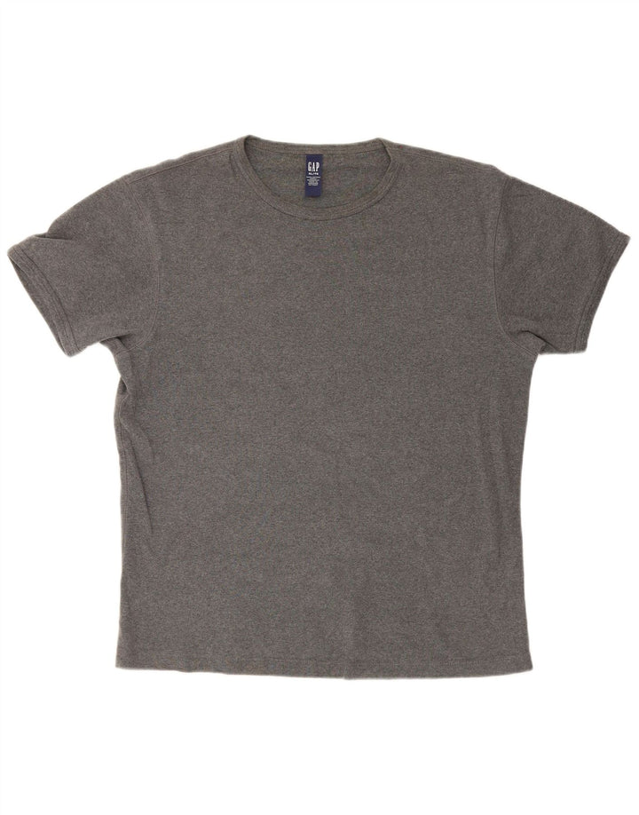 Gap Herre T-Shirt Top XL Grå Bomuld