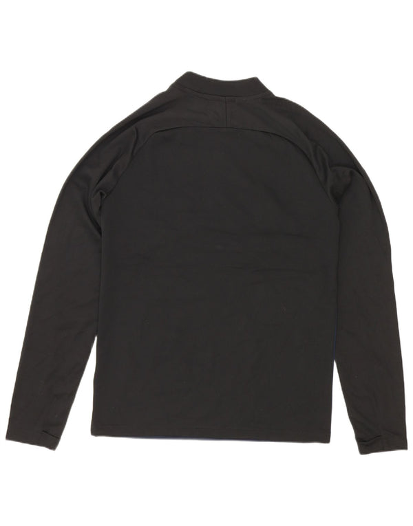 Nike Boys Dri Fit Pullover Tracksuit Top 12-13 Years Large Black