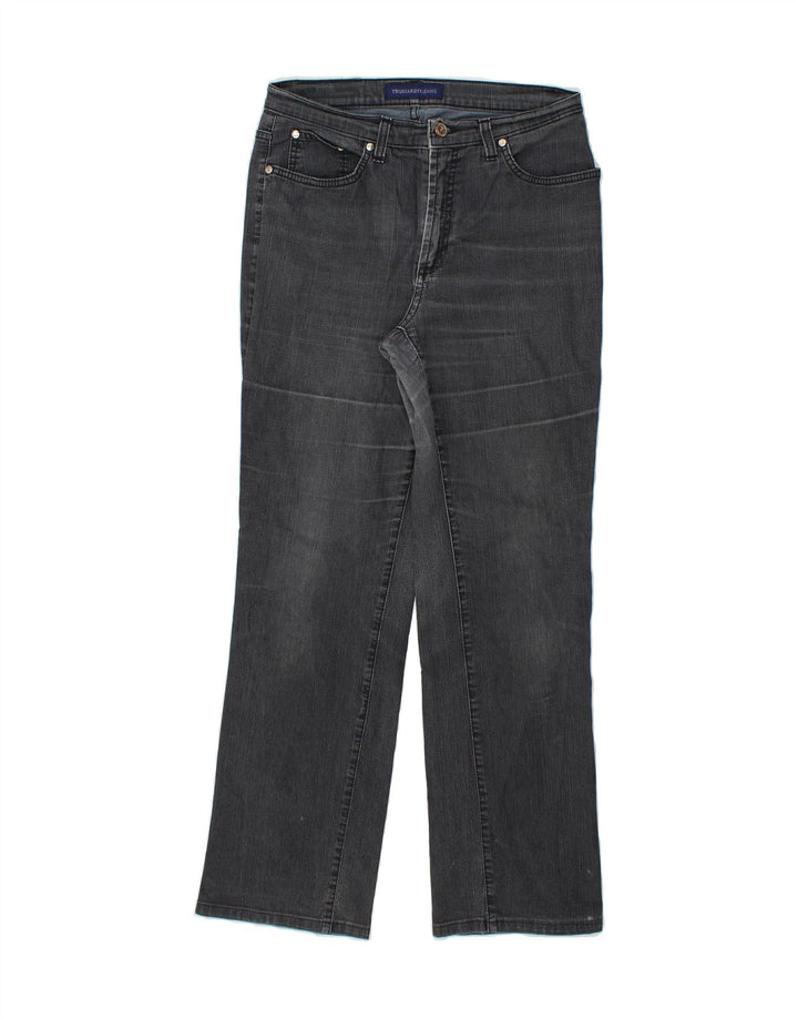 TRUSSARDI Womens Straight Jeans W31 L29 Grey Cotton Vintage Trussardi and Second-Hand Trussardi from Messina Hembry 