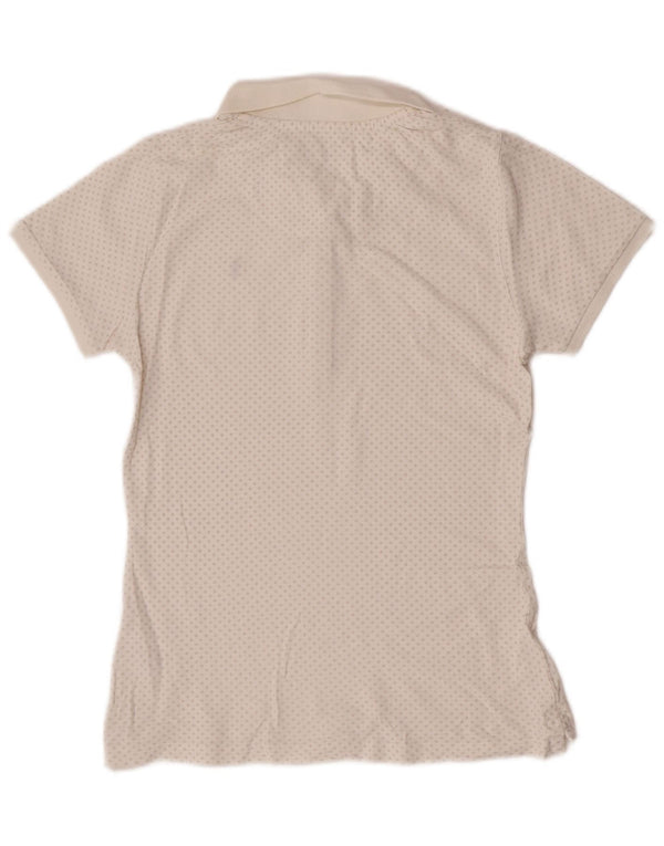 Tricou polo pentru femei Refrigue UK 10 Bumbac alb Argyle/Diamond