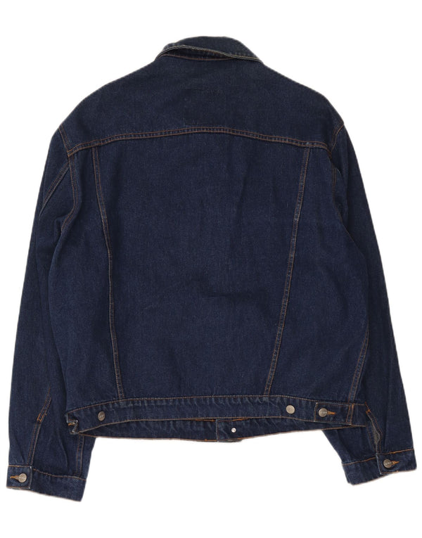 Giacca di jeans da uomo Dueffe UK 42 XL Cotone blu navy
