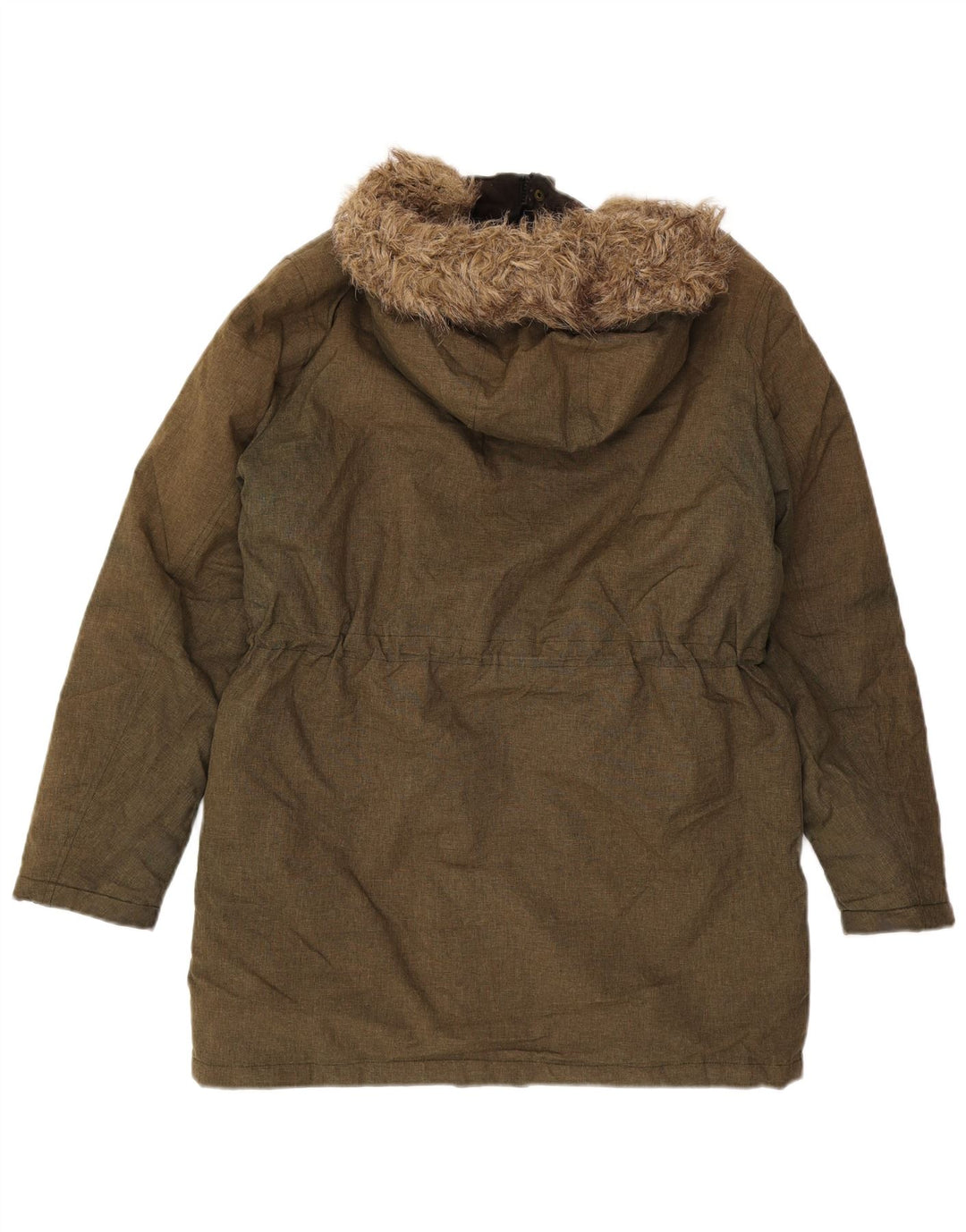 JACK & JONES Mens Hooded Padded Coat UK 38 Medium Khaki