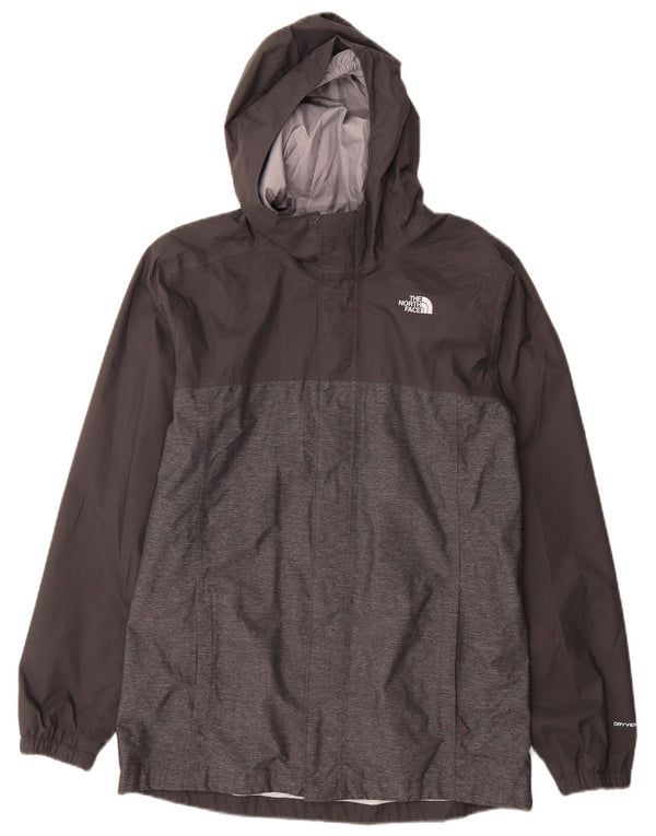 The North Face Boys Dryvent Rain Jacket 14-15 Years XL Black Colourblock
