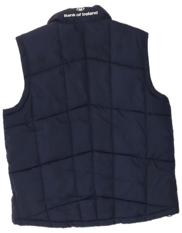 Gilet căptușit cu grafic Leinster Rugby Canterbury pentru bărbați UK 40, mare, bleumarin