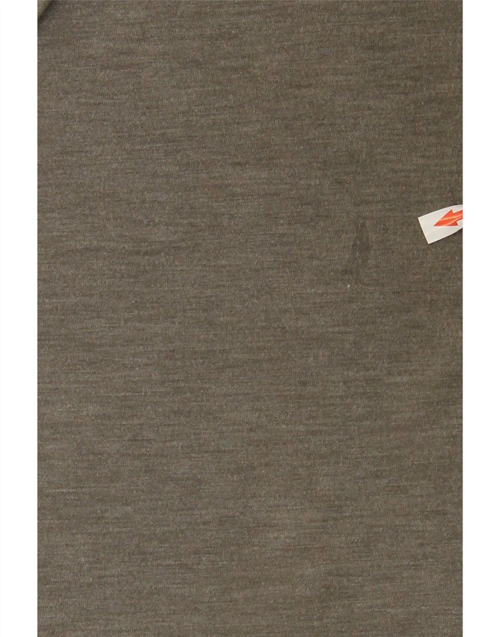 Adidas Mens Climalite Camiseta Top Cinza Médio Poliéster