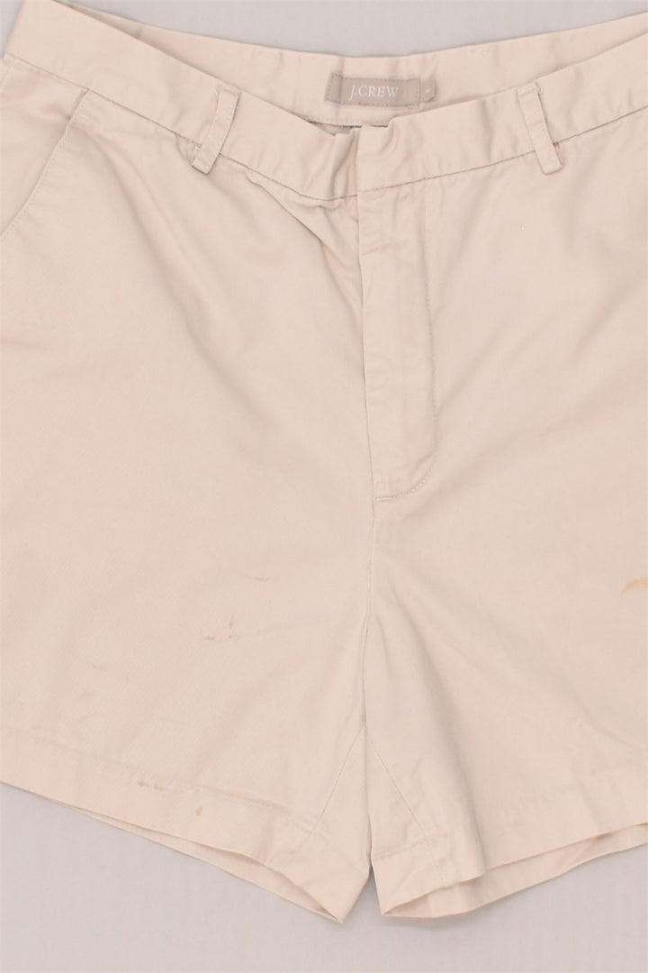 J. CREW Womens Casual Trousers US 8 Medium W27  Beige Cotton | Vintage J. Crew | Thrift | Second-Hand J. Crew | Used Clothing | Messina Hembry 