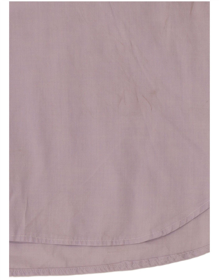 Brooksfield Mens Shirt Size 40 Medium Purple Cotton