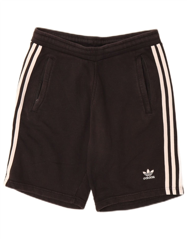 Adidas Mens Sport Shorts Medium Black Cotton