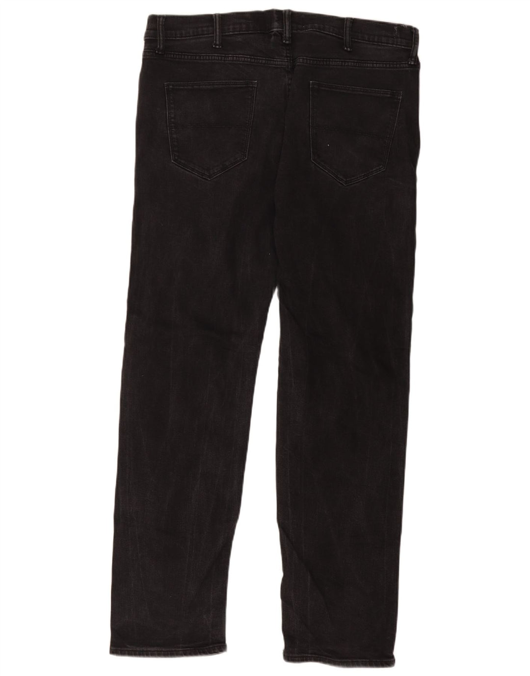 Marks & Spencer Mens Straight Jeans W38 L33 Black Cotton