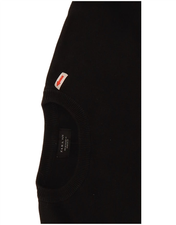 Zara Sweat-shirt pour homme Noir moyen