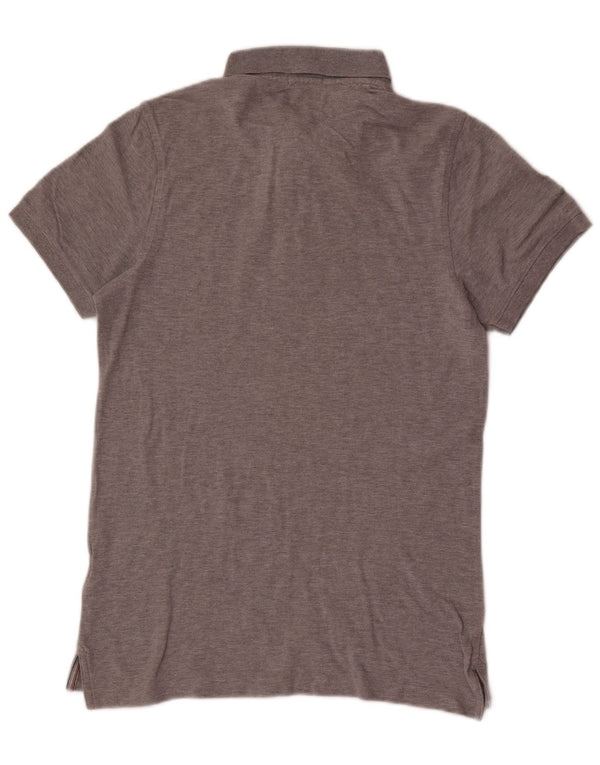Tommy Hilfiger Ανδρικό πουκάμισο Polo Slim Fit Βαμβακερό μεσαίο γκρι