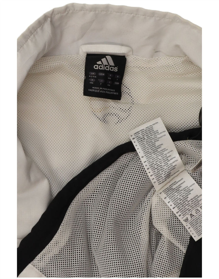 Adidas Mens Tracksuit Top Jacket UK 42/43 Large Black Colourblock Polyester