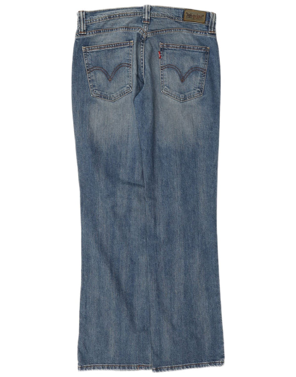 Levi's Damen Bootcut Jeans W31 L32 Blaue Baumwolle