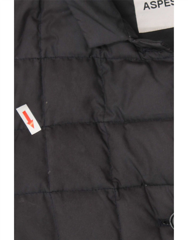 Aspesi Dame Polstret Jakke UK 18 XL Navy Blue
