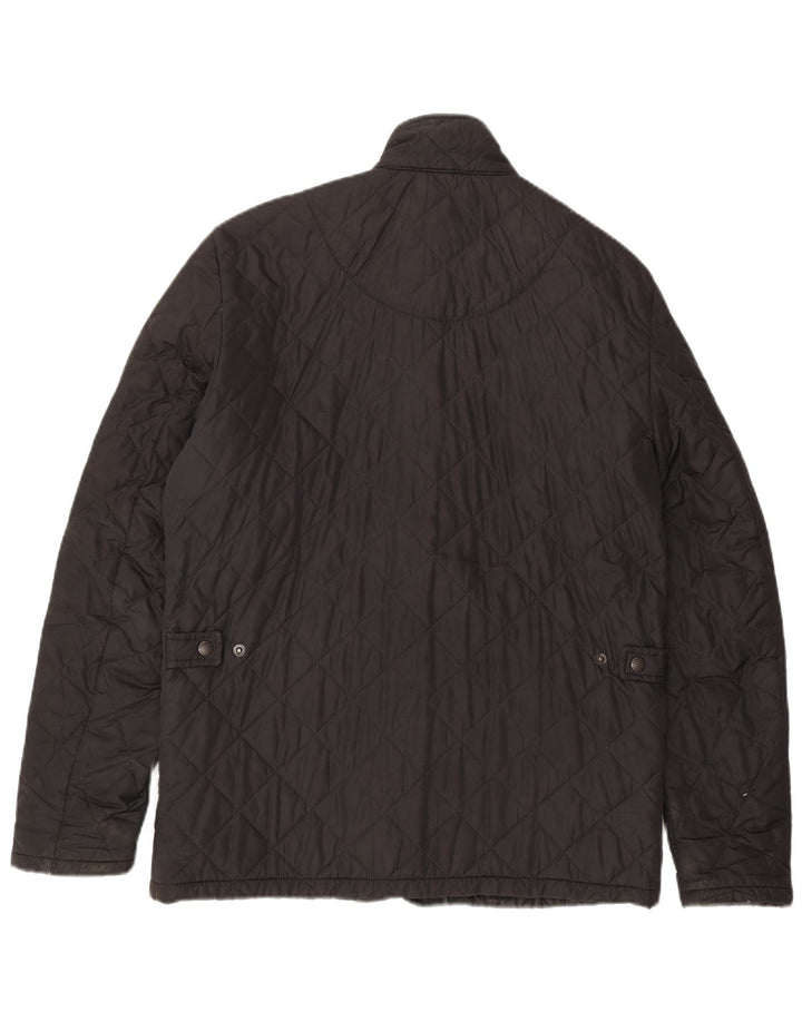Barbour Mens Quilted Jacket UK 36 Small Black