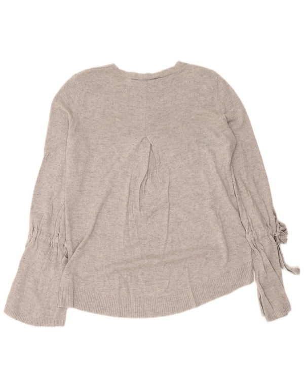 Marella Dame Boat Neck Jumper Sweater UK 16 Large Grå