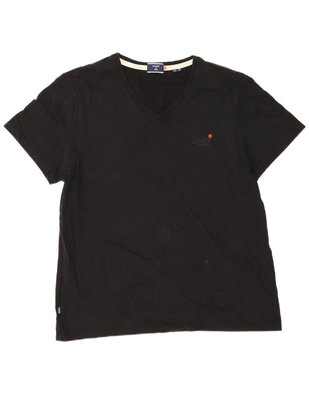 Superdry Mens T-Shirt Top 3XL Black