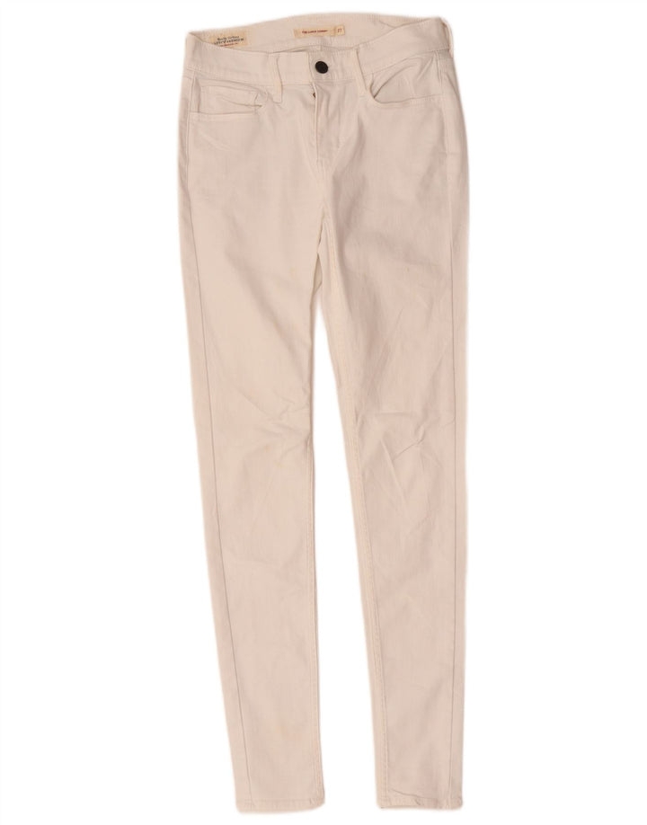 Levi's Womens 710 Super Skinny Jeans W27 L29 White