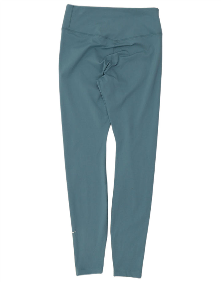 Leggings Nike Dri Fit pentru femei UK 8 Small Blue Poliester