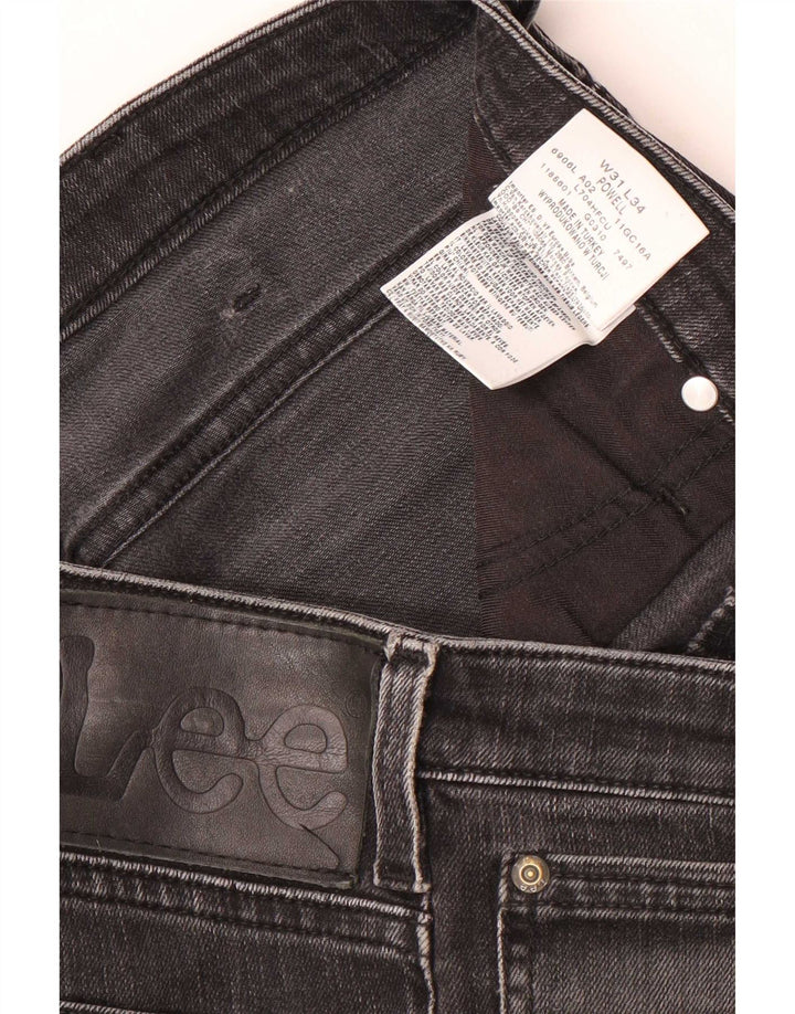 Lee Mens Slim Jeans W31 L34 Black Cotton
