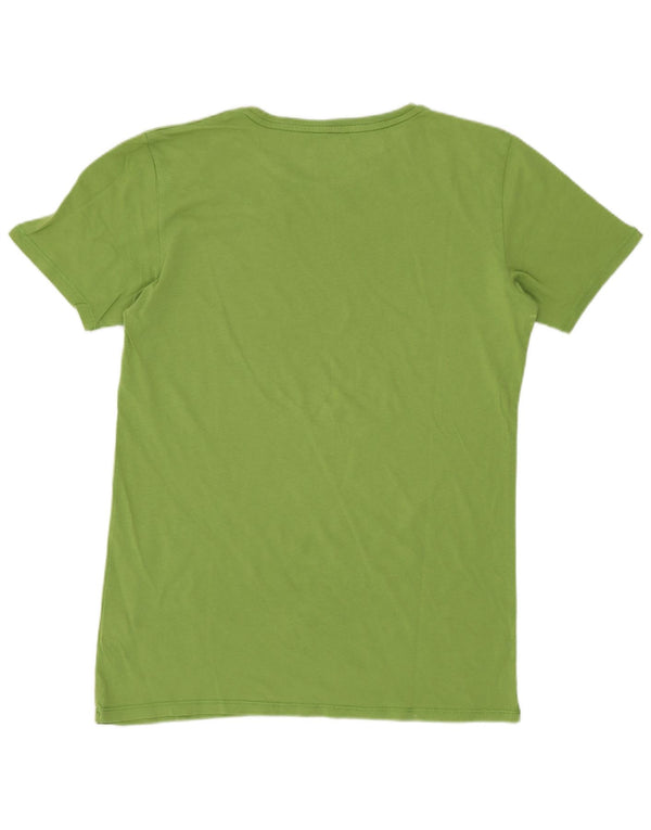 Napapijri drenge grafisk t-shirt top 15-16 år grøn bomuld