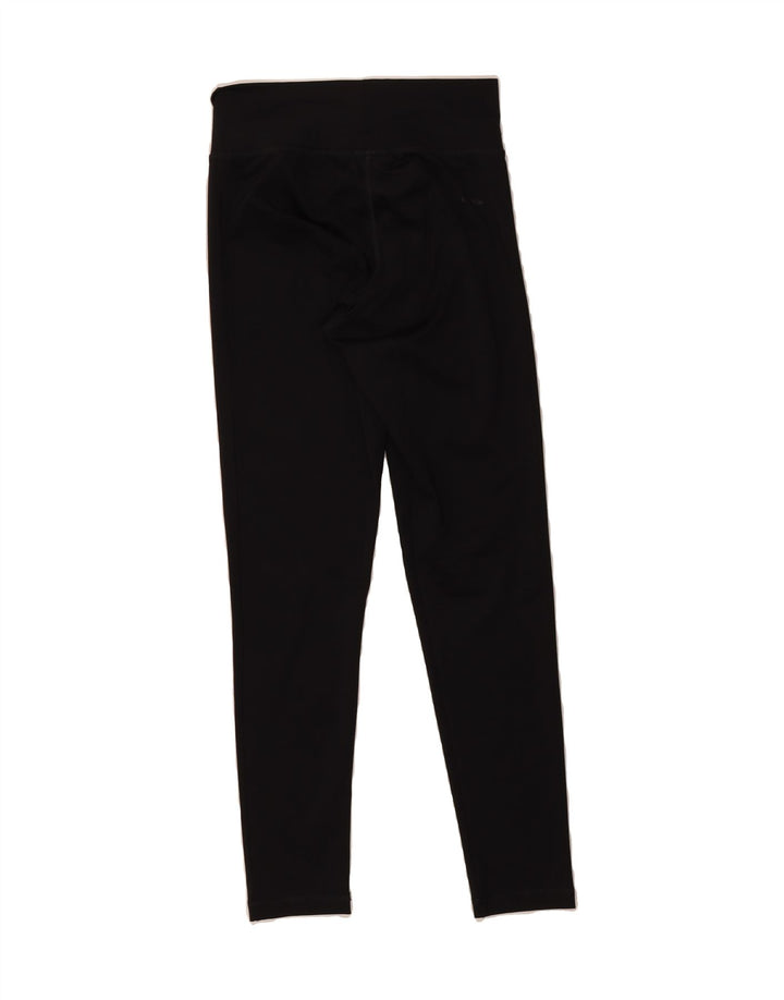 ADIDAS Womens Leggings UK 6 XS  Black Polyester Vintage Adidas and Second-Hand Adidas from Messina Hembry 