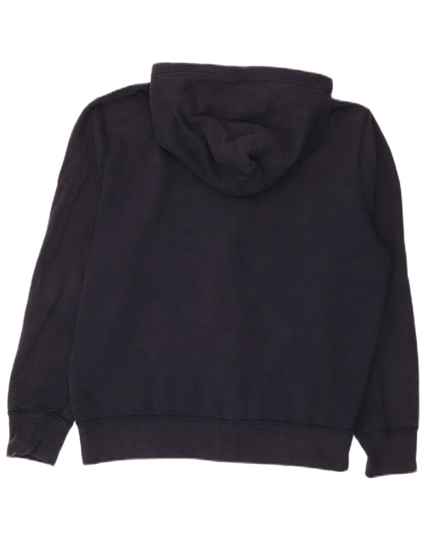 Polo Ralph Lauren Mens Zip Hoodie Sweater Medium Navy Blue Cotton