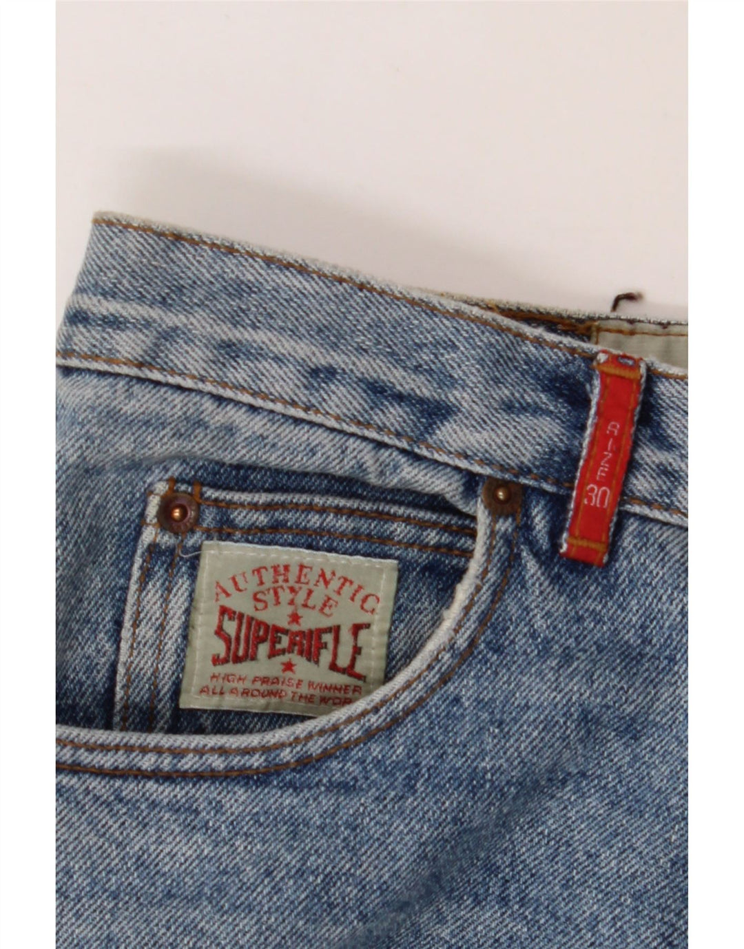 VINTAGE Womens Tapered Jeans W30 L28 Blue Vintage Vintage and Second-Hand Vintage from Messina Hembry 
