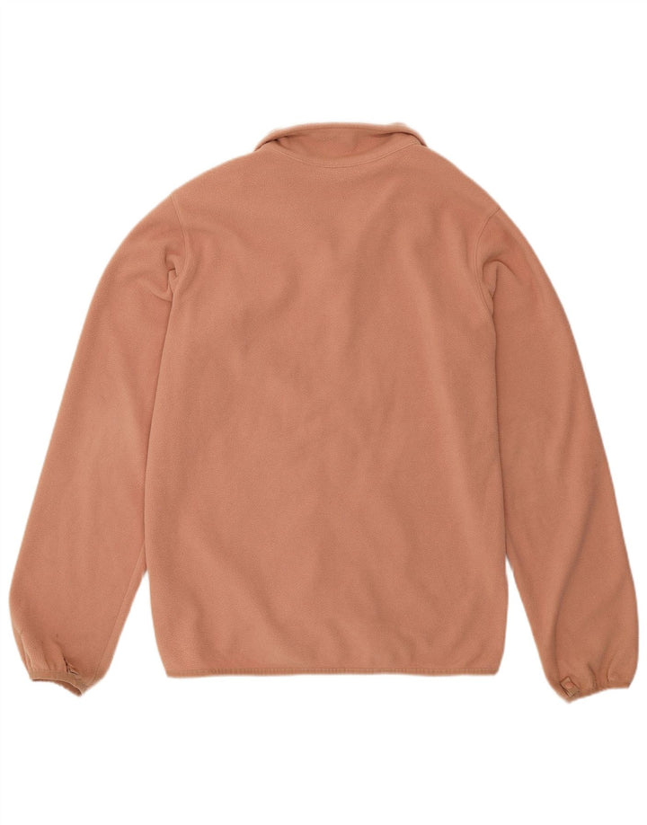 THE NORTH FACE Boys Fleece Jacket 14-15 Years XL Orange Polyester