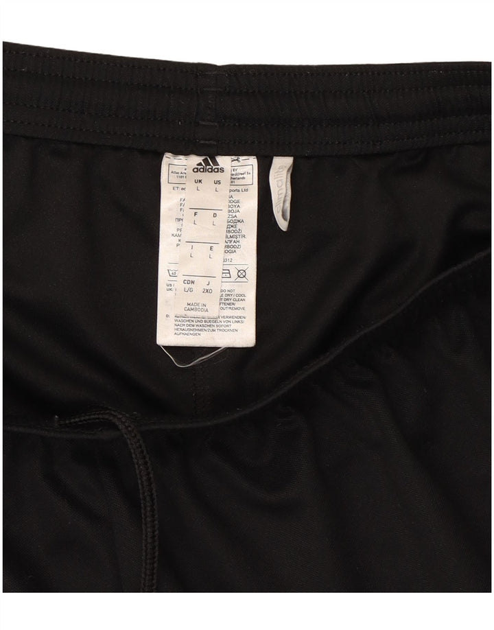 ADIDAS Mens Climalite Sport Shorts Large  Black Polyester
