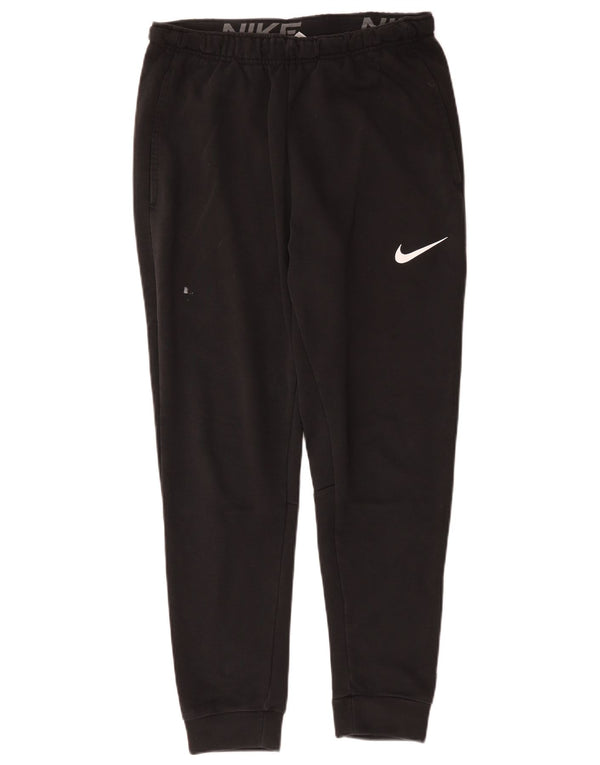 Nike Pantalon de survêtement Dri Fit pour homme en coton noir moyen