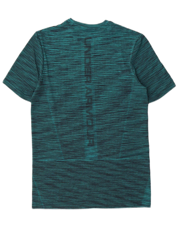Under Armour T-shirt pour homme à fines rayures vertes