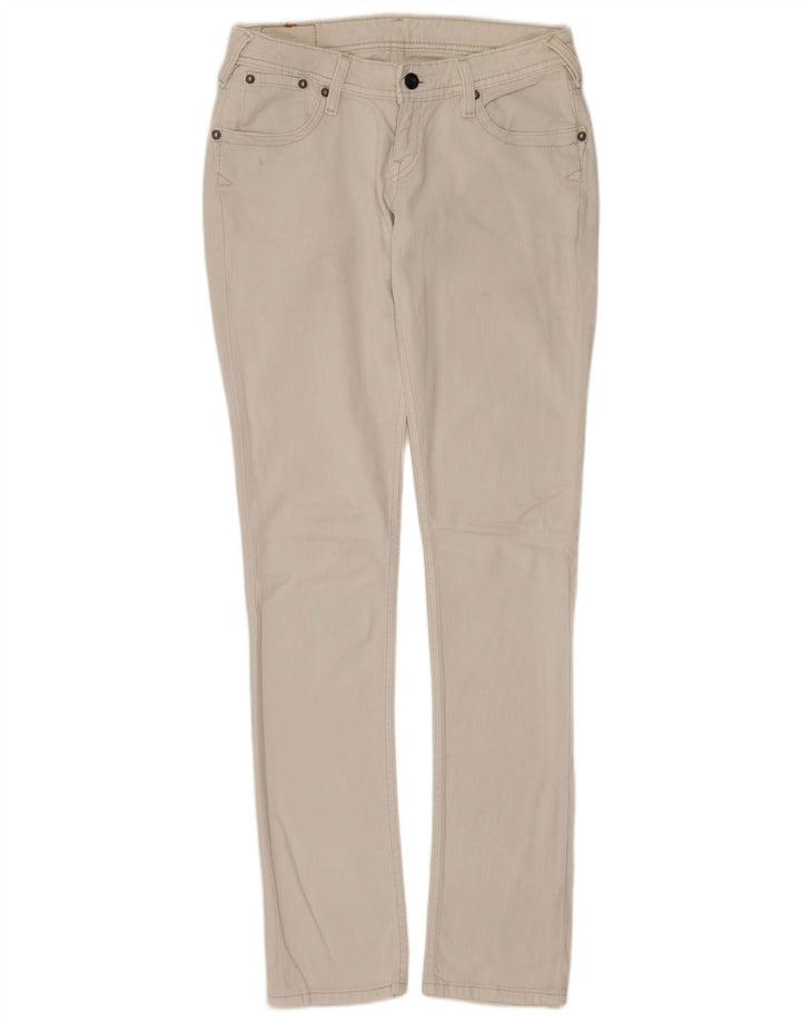 Levi's Damen Slim Jeans W29 L34 Weiße Baumwolle