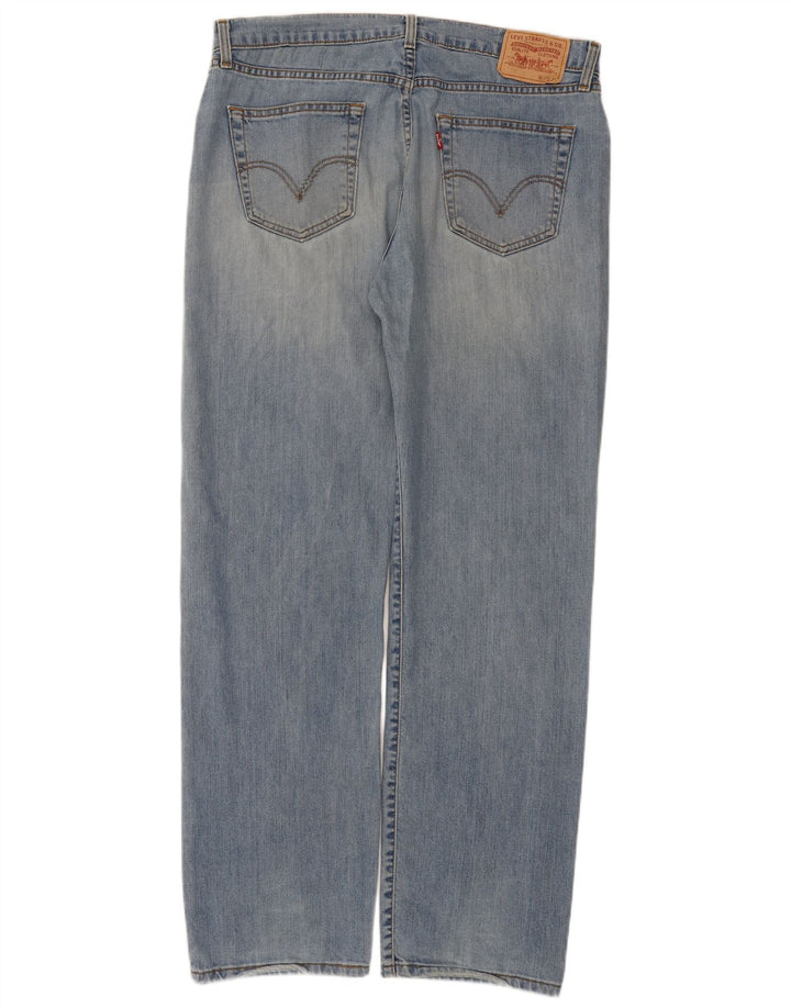Мужские прямые джинсы Levi's W38 L34 синие, хлопок
