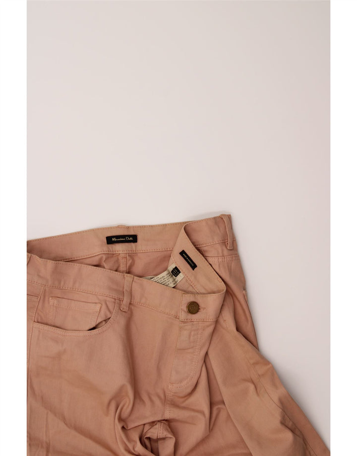 MASSIMO DUTTI Womens Slim Casual Trousers EU 40 Medium W32 L26 Brown Vintage Massimo Dutti and Second-Hand Massimo Dutti from Messina Hembry 