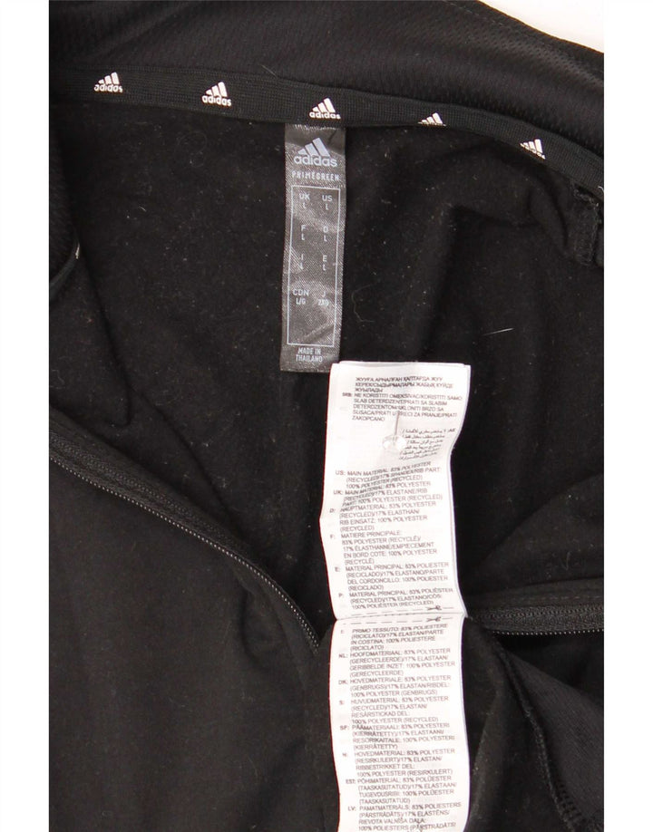 Adidas Ανδρική φόρμα πουλόβερ με φερμουάρ Aeroready Top Large Μαύρο Πολυεστέρας