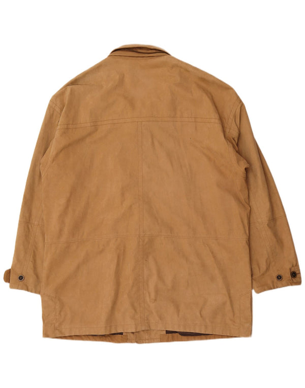 B.S.M Herrenmantel UK 48 4XL Beige Nylon